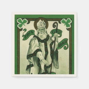 Guardanapo De Papel Vintage - Erin Go Bragh - Saudações do Dia de São
