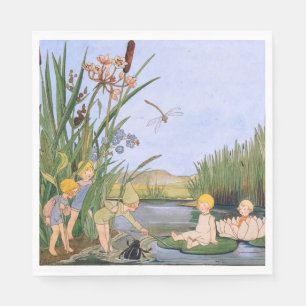 Guardanapo De Papel Vintage Forest Children Freddie Langeler