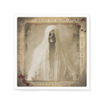 Vintage Ghost Halloween Festa de Janto Spooky