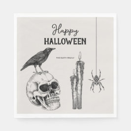 Guardanapo De Papel Vintage Halloween Party - Festa de fantasia