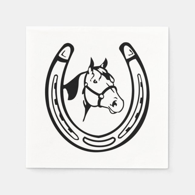 Guardanapo De Papel Vintage Horsferes (Frente)