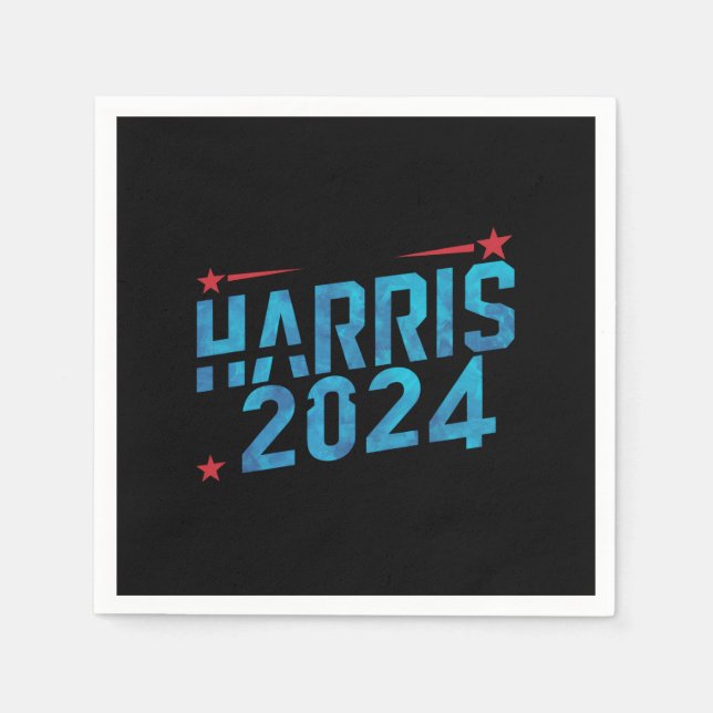 Guardanapo De Papel Vintage Kamala Harris 2024 (Frente)
