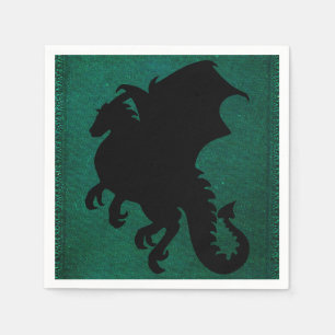 Guardanapo De Papel Vintage medieval da espada do dragão