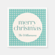 Vintage Mint Teal Green Pontos Geométricos Persona