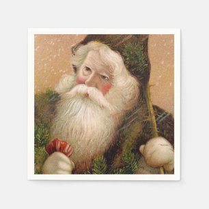 Guardanapo De Papel Vintage Papai Noel 8