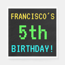 Guardanapo De Papel Vintage/Retro Jogo de Vídeo de Divertimento