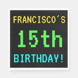 Guardanapo De Papel Vintage/Retro Jogo de Vídeo de Divertimento