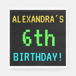 Guardanapo De Papel Vintage/Retro Jogo de Vídeo de Divertimento