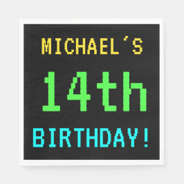 Guardanapo De Papel Vintage/Retro Jogo de Vídeo de Divertimento