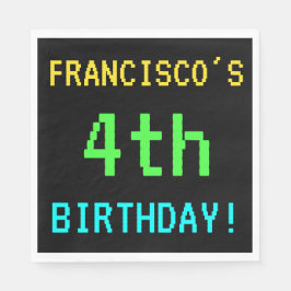 Guardanapo De Papel Vintage/Retro Jogo de Vintage Divertido - Quarto A