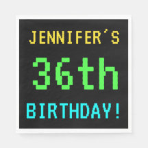 Vintage/Retro Video Game de Diversão - 36º anivers