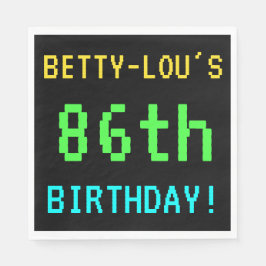 Guardanapo De Papel Vintage/Retro Video Game de Diversão - Aspecto 86º