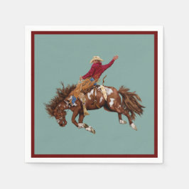 Guardanapo De Papel Vintage rodeo bronco