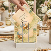 Vintage Sports Little Slugger Baby Shower