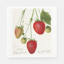 Guardanapo De Papel Vintage Strawberry
