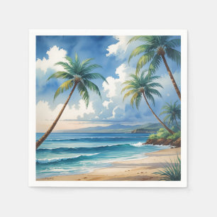 Guardanapo De Papel Vintage Style Havaiano Viagem Aloha Do Havaí