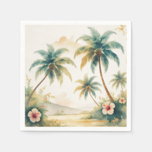 Guardanapo De Papel Vintage Style Havaiano Viagem Honolulu
