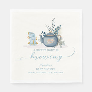 Guardanapo De Papel Vintage Tea Party Breaking Chá de fraldas