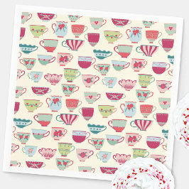 Guardanapo De Papel Vintage Teacup Tea Party