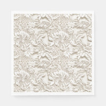 Vintage Wedding Floral White Lace