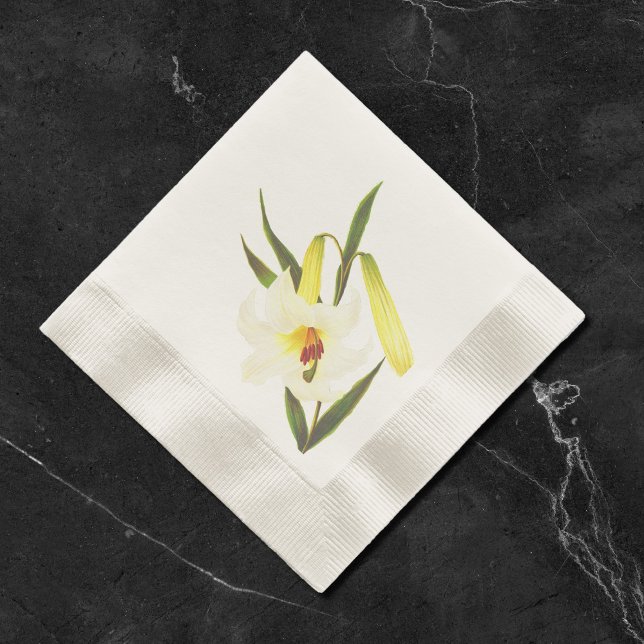 Guardanapo De Papel Vintage White Lily (Criador carregado)