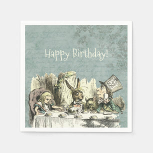 Guardanapo De Papel Vintage Wonderland Tea Party