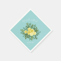 Vintage Yellow Rose Belo Casamento