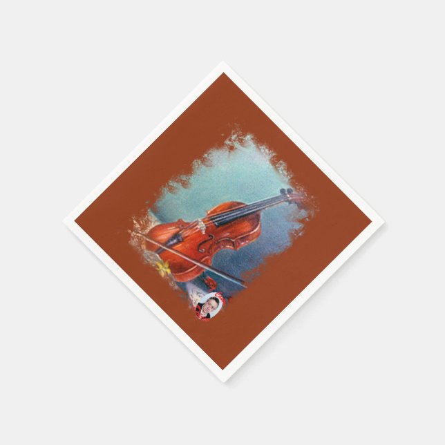 Guardanapo De Papel Violín/Violin (Canto)