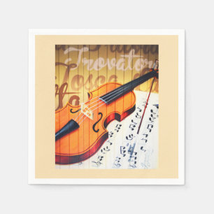 Guardanapo De Papel Violino