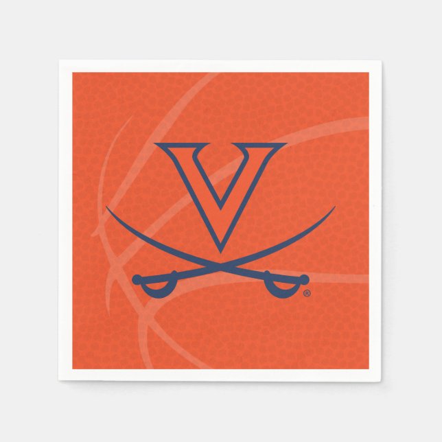 Guardanapo De Papel Virginia Cavaliers Basquete (Frente)