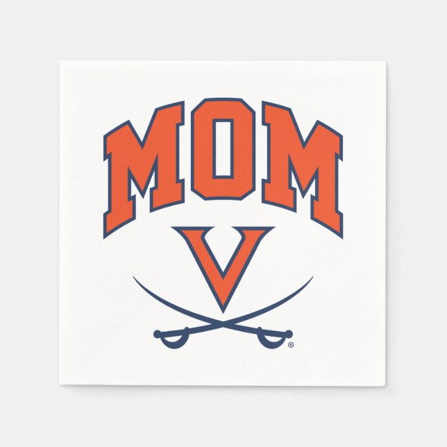 Guardanapo De Papel Virginia Cavaliers Mãe (Frente)