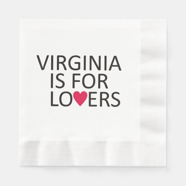 Guardanapo De Papel Virginia State T-shirt Virginia Home Tee Virginia (Frente)