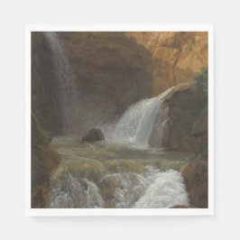 Guardanapo De Papel Vista das Caixas de Água em Tivoli (por Bidauld)