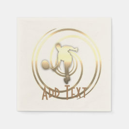 Guardanapo De Papel Vista de Férias Douradas