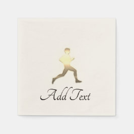 Guardanapo De Papel Vista de Férias Douradas