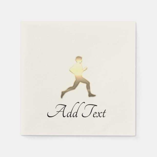 Guardanapo De Papel Vista de Férias Douradas (Frente)