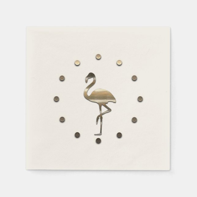 Guardanapo De Papel Vista de Férias Douradas (Frente)