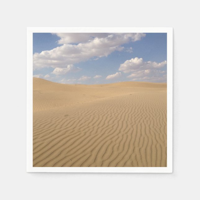 Guardanapo De Papel Vista do dia do deserto (Frente)