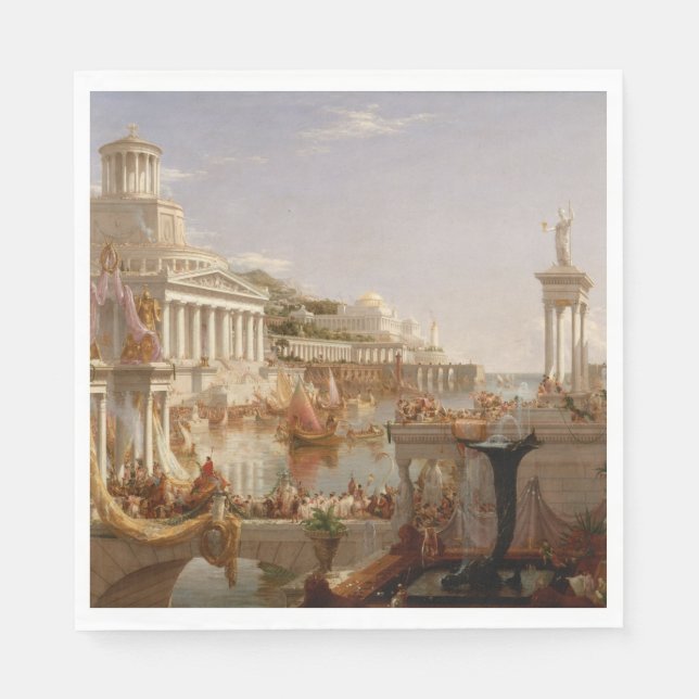 Guardanapo De Papel Vista do Império Romano (Consumo do Império) (Frente)