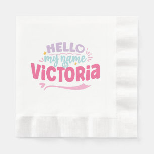 Guardanapo De Papel Vitória - meu nome é Vitória