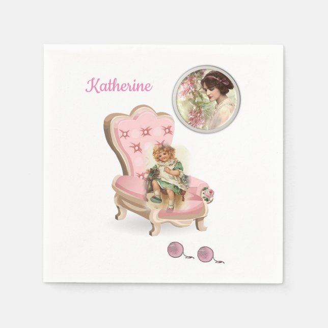 Guardanapo De Papel Vitoriano Napkins (Frente)