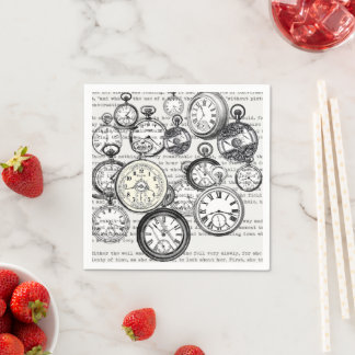 Guardanapo De Papel Vitoriano Pocket Assista Alice no País das Maravil