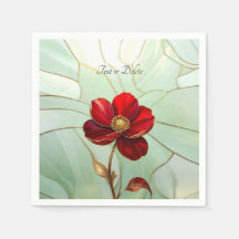 Vitraça Flor Vermelha