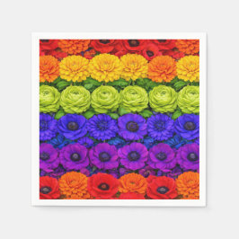 Guardanapo De Papel 🌈VIVA LGBTQ+! Floresça Juntos