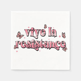 Guardanapo De Papel Vive la Resistance Napkins