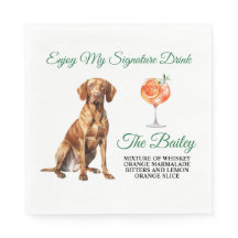 Vizsla Wedding Signature Drink