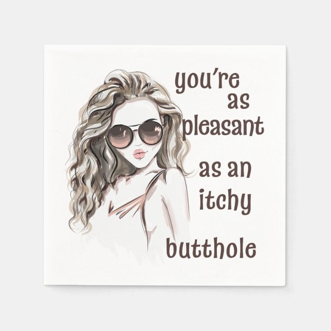 Guardanapo De Papel Você é agradável (Frente)