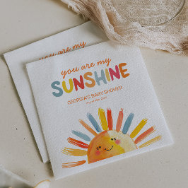 Guardanapo De Papel Você É Meu Sol Chuva de Bebê
