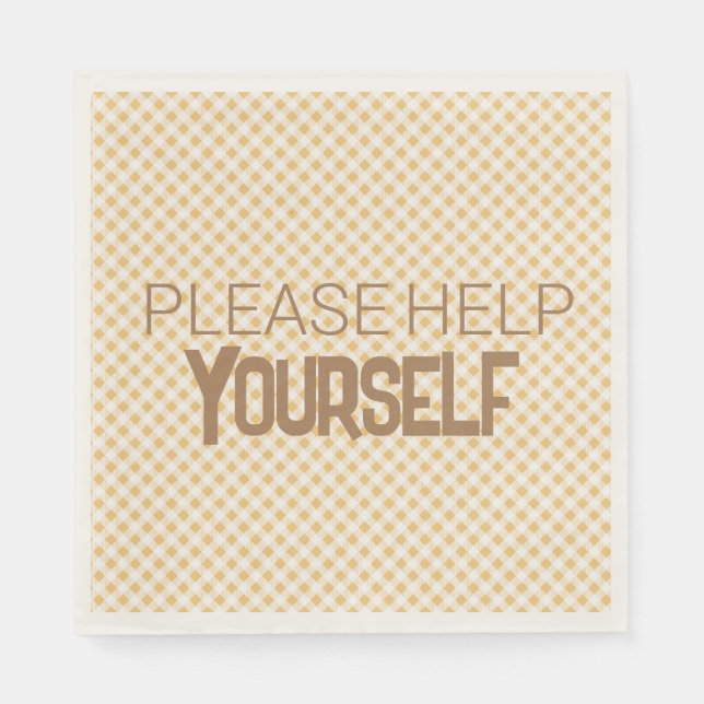 Guardanapo De Papel Você é nosso papel brilhante Napkin (Frente)