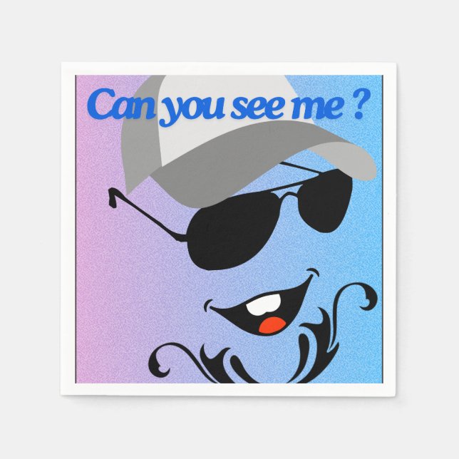 Guardanapo De Papel Você Pode Me Ver? (Frente)